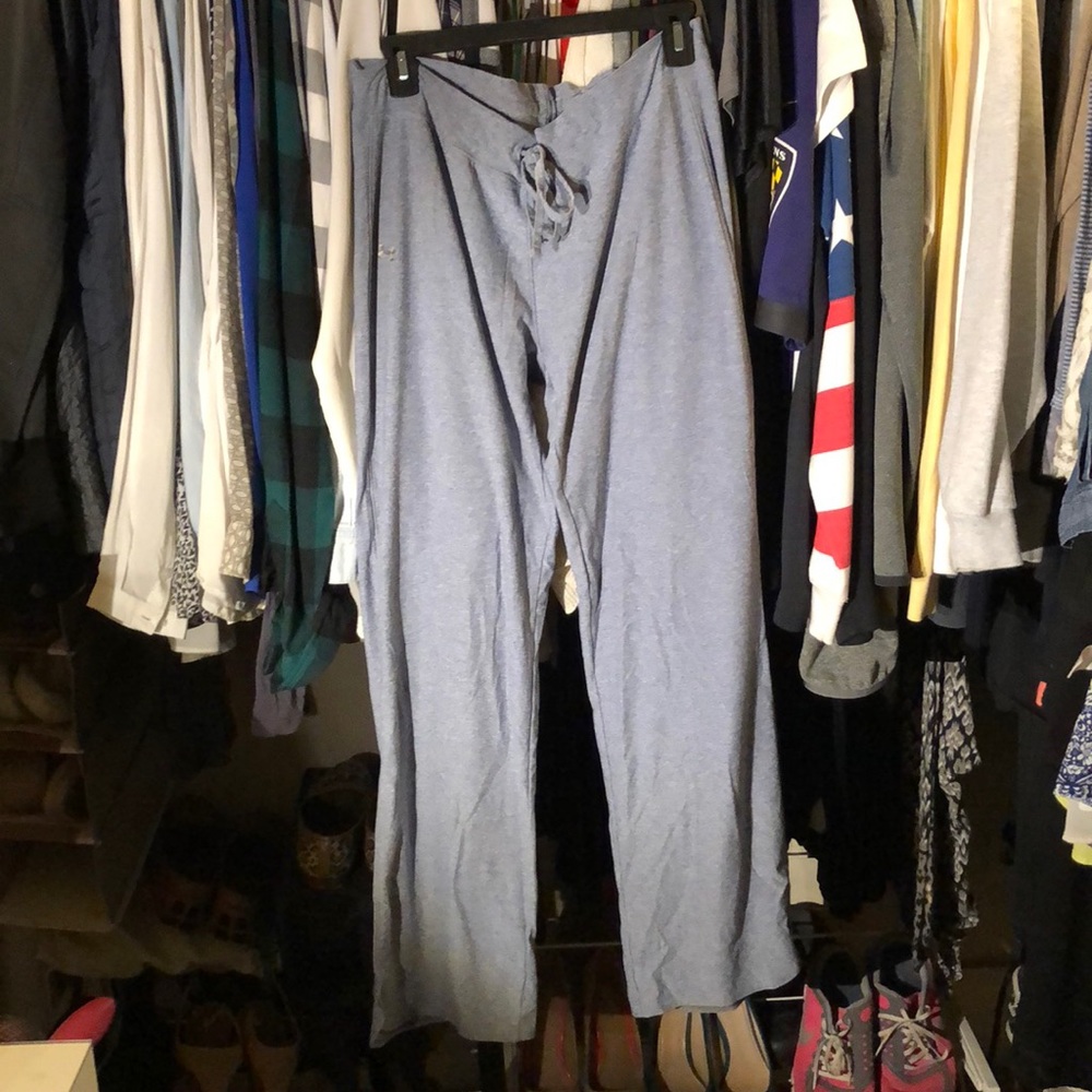 Grey Under Armour HeatGear Drawstring Pant